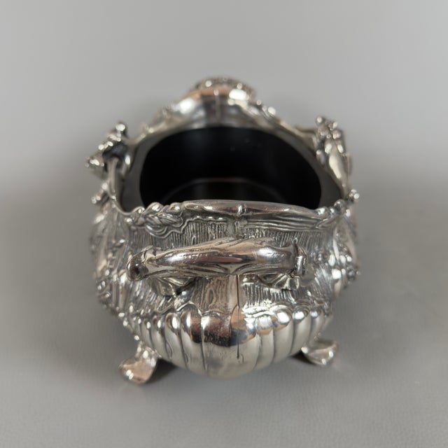 Vintage 20th Century Louis XV Silvered Bronze Planter For Sale - Image 5 of 12