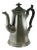 19th C. Lighthouse Pewter Coffee Pot Marked j.cutts Sheffield Uk For Sale