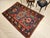 Antique Caucasian Kazak Rug, Hand-Knotted Wool Pile, Geometric Design, Red & Blue, 5' x 7' For Sale - Image 4 of 12