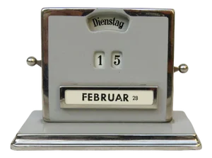 Art Deco Perpetual Calendar by Jakob Maul