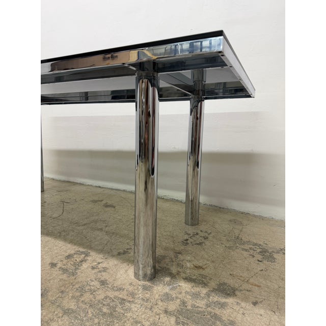 Tobia Scarpa Smoked Glass “Andre” Dining or Conference Table for Gavina, 1970s For Sale - Image 13 of 18