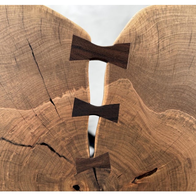 Brown Heart Table No. 2 – Artisan Black Walnut Coffee Table With Live Edge For Sale - Image 8 of 10