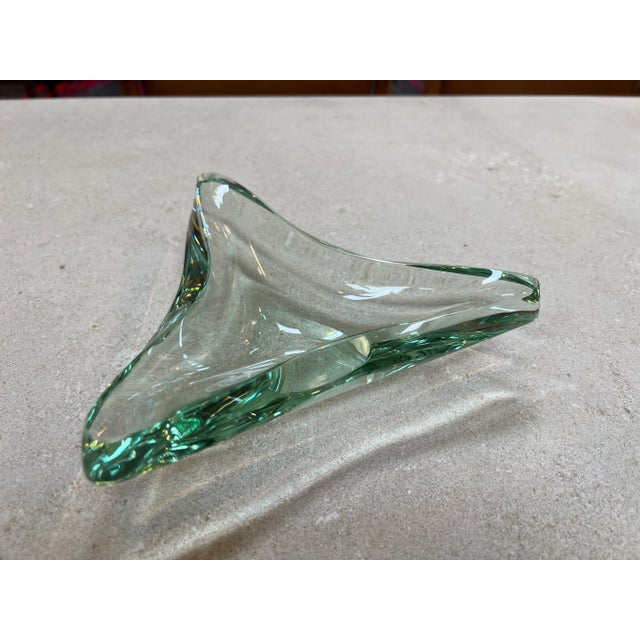 Fontana Arte Vintage Italian Crystal Ashtray by Fontana Arte, 1960s For Sale - Image 4 of 8