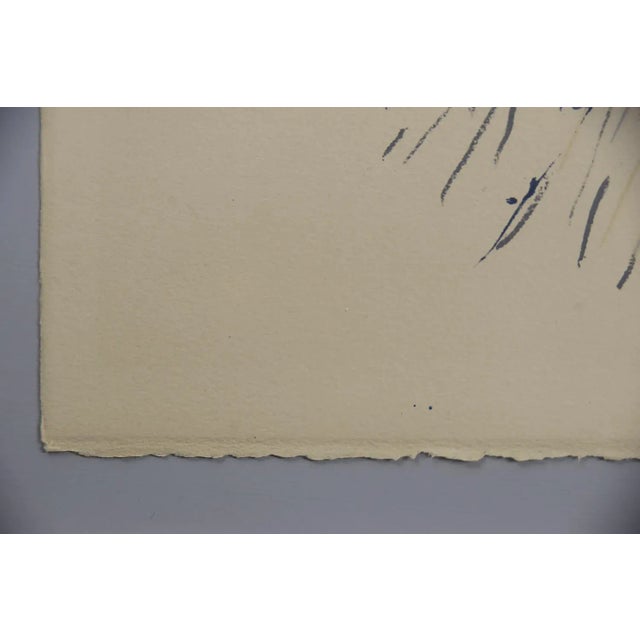 Blue Jörgen Fogelqvist, Composition, Color Lithograph, Framed For Sale - Image 8 of 9