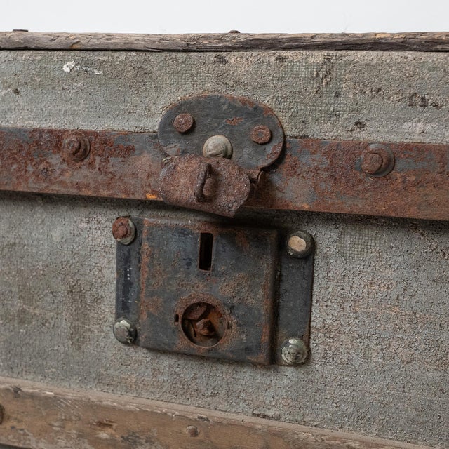 19th Century Scandinavian Railway Freight Trunk – Jönköping, Sweden For Sale In New York - Image 6 of 14