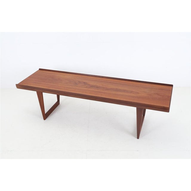 Mid-Century Modern Modern Danish Teak Coffee Table by Peter Løvig Nielsen, 1960s For Sale - Image 3 of 13