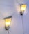 Maison Arlus Mid-Century Modern Pair of Perforated Metal Sconces, Jacques Biny, France For Sale - Image 4 of 7
