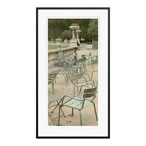 Parisian Park 1950s by Peter Cornelius Framed C-Print