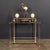 French Brass and Acrylic Glass Console Table by Pierre Vandel, 1970 For Sale - Image 3 of 15