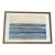 Contemporary Semi-Abstract​ Mixed Media Nautical Sailcloth Landscape​ - By JJ-Hogan | a Refuge for Ourselves, Framed For Sale
