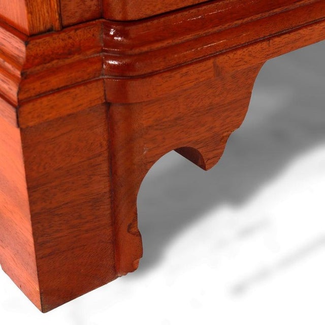 English Chippendale Style Block Front Chest, Bartley Collection, 20th C For Sale - Image 12 of 13