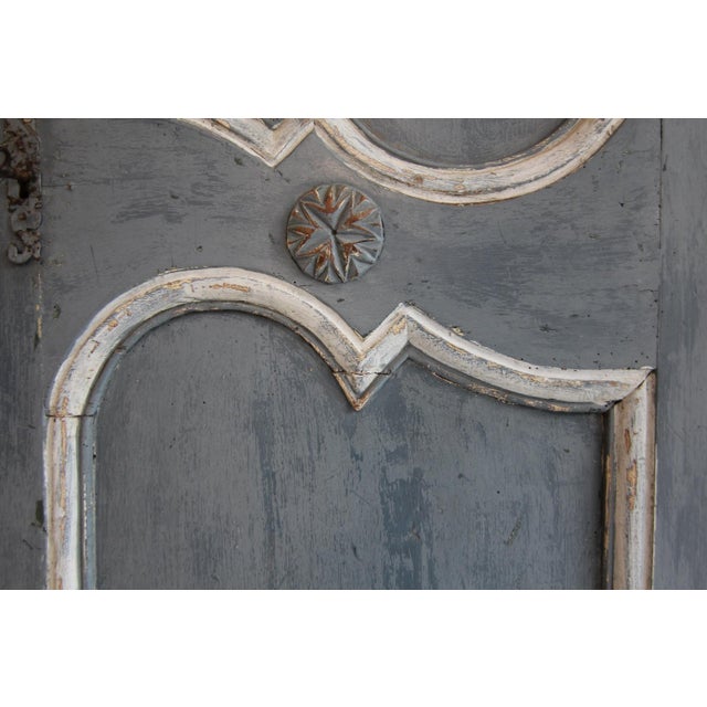 19th Century French Provincial Painted Pine Kitchen Cabinet For Sale - Image 13 of 18