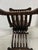 Antique Syrian Folding Armchair in Carved Wood with Inlay, 1800s For Sale - Image 4 of 13