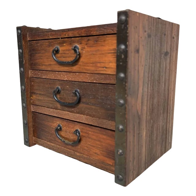 Small Japanese Shōwa Jewelry Drawer Cabinet, 1970s For Sale