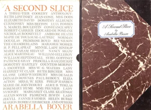 "A Second Slice: A Three-Tier Cookery Anthology" 1966 Boxer, Arabella [Compiled By]
