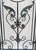 Black Vintage Regency Black Wrought Iron 3 Panel Room Divider For Sale - Image 8 of 15