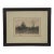 Late 19th Century Antique George William Bohde Signed Stone Bridge Dutch Landscape Etching 16", Framed For Sale