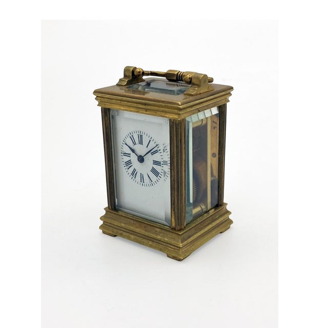 Small Brass Mignon Capuchin Clock, 1890s For Sale - Image 5 of 8