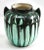 Brilliant handmade hand-glazed Art Nouveau planter jardinière, 1930. Handmade and hand-glazed in brilliant colored...