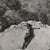 The Bikini by Toni Frissell Fashion model Natahli (Natalie) Nickerson Paine wearing a bikini, lying on a platform near...