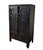 Chinese Antique Chinese Black Two-Door Cabinet With Brass Hardware, Circa 1826 For Sale - Image 3 of 5