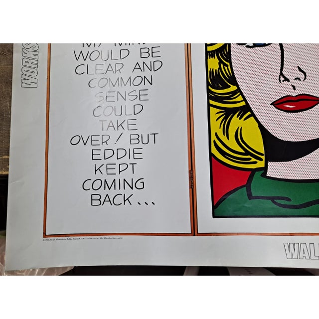 Roy Liehtenstein Walker Art Center Eddie Diptych offset Lithograph
