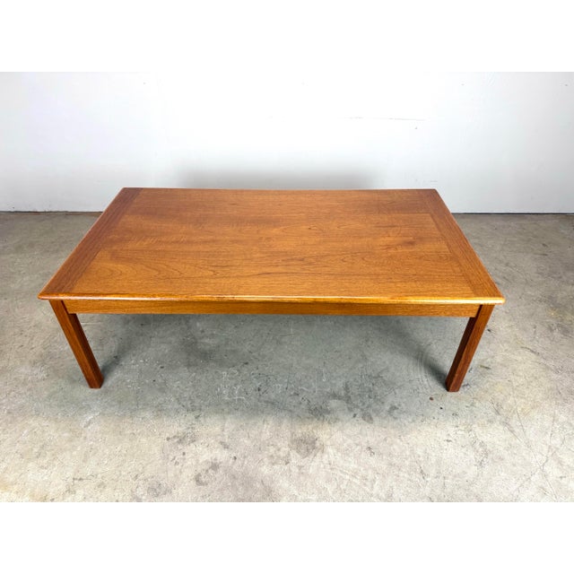 A beautiful circa 1970’s teak coffee table made by Domino Mobler, Denmark.