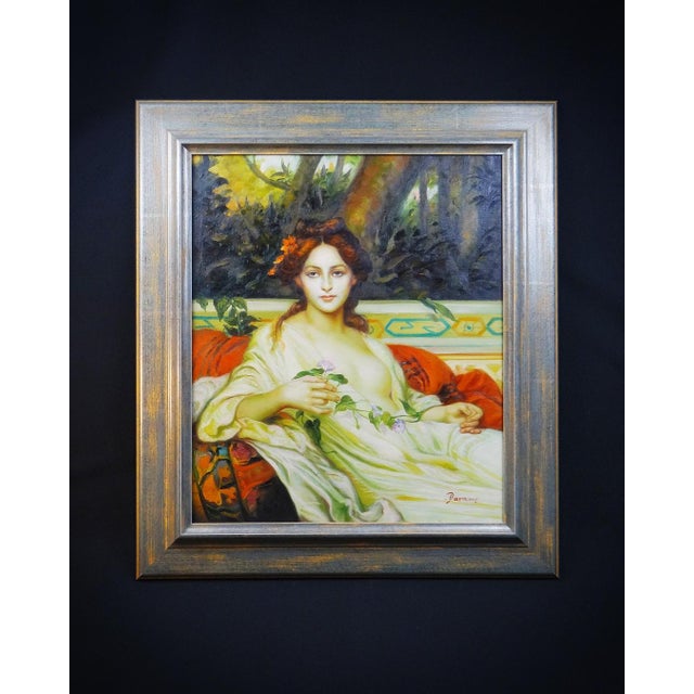 Darmont after Cabanel, Albaydé, Oil on Canvas, Framed For Sale - Image 14 of 14