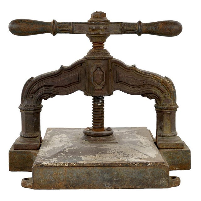Cast Iron Binding Press For Sale - Image 6 of 6