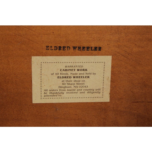 Eldred Wheeler Cherry Oval Occasional Table For Sale - Image 13 of 13