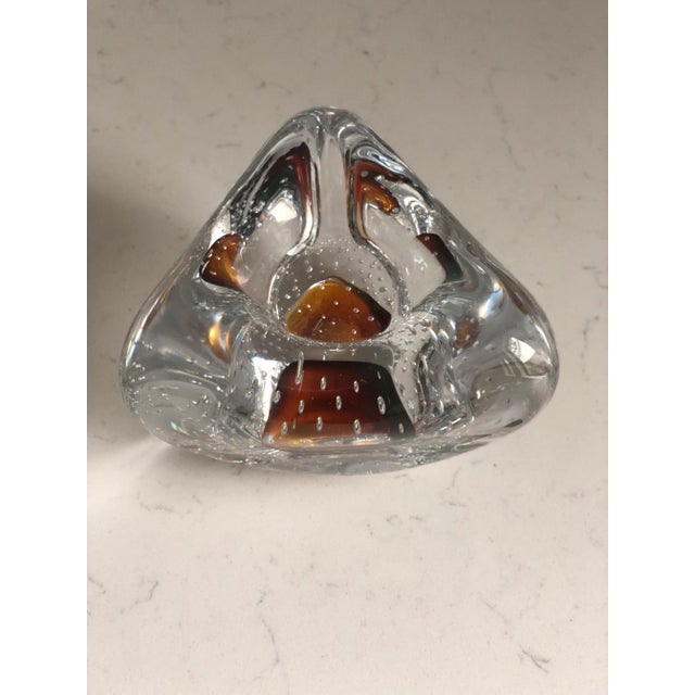 Pyrcak Handblown Bullicante Paperweight-Initialed For Sale - Image 9 of 9