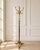 Vintage French Ornate Brass Coat Rack For Sale - Image 14 of 14