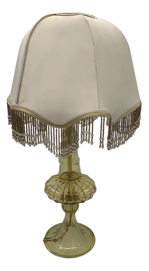Vintage Murano Glass Table Lamp attributed to A.V.E.M., Italy, 1935