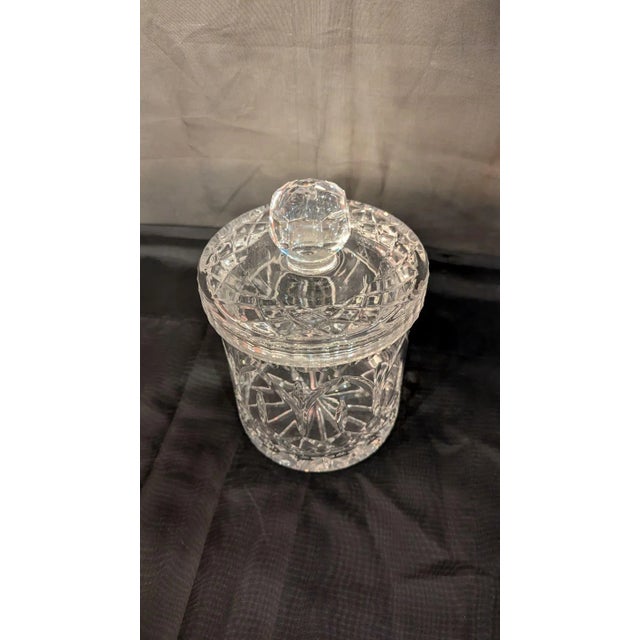 Traditional 1970s Cut Crystal Ice Bucket For Sale - Image 3 of 6