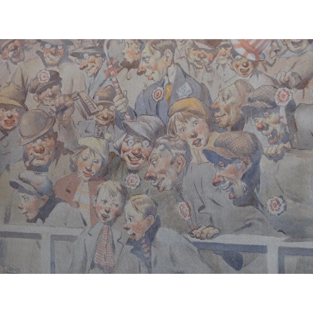 Signing himself by his real name, here Clarke is clearly branching out from his well known trade of depicting the world of...