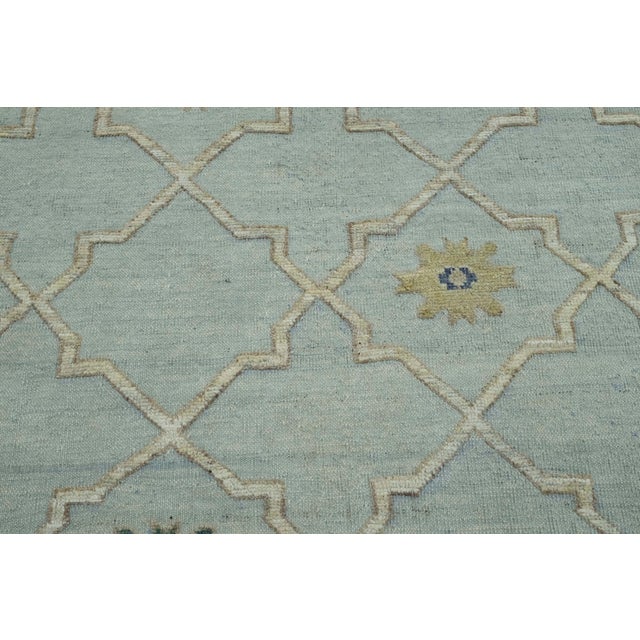 Turkish Oushak Runner Rug 2'10" x 15'11" #17901 For Sale In Houston - Image 6 of 8