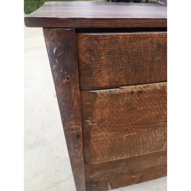 Folk Art American Country Style Chest of Drawers For Sale - Image 3 of 15
