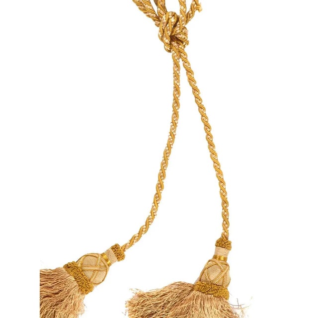 Beautiful Vintage Pasargad CrockerCold Double Tieback Tassels.