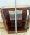 1940s Vintage Console Table Rectangle Lower Shelves Leather Top Curved Corners Inlays For Sale - Image 10 of 10