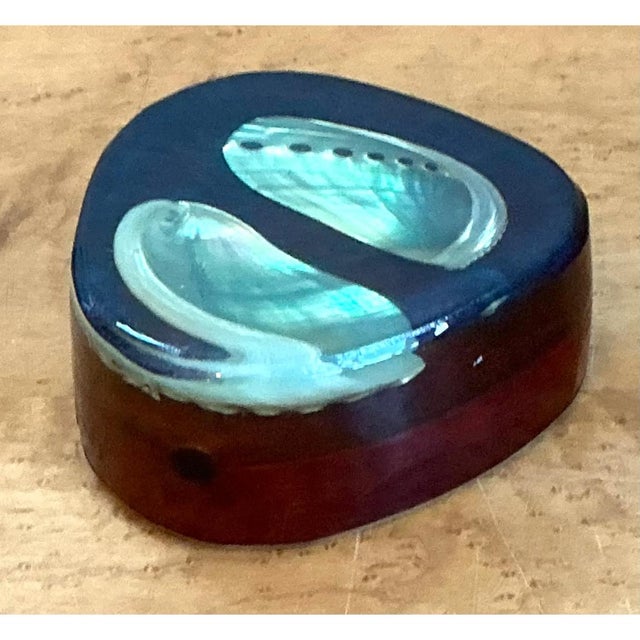 Vintage Resin Shell Paperweight For Sale - Image 4 of 12