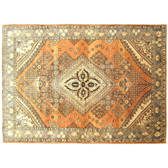 1940s Vintage Persian Baktiari Asian Rug For Sale In New York - Image 6 of 6