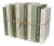 Decorative Books - Ivy Cream Book Bundle - 1 Foot of Green Books For Sale