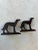 Early 20th Century Vintage 1929 Art Deco Cast Iron Bookends, Russian Wolfhound - Corp - a Pair For Sale - Image 5 of 11