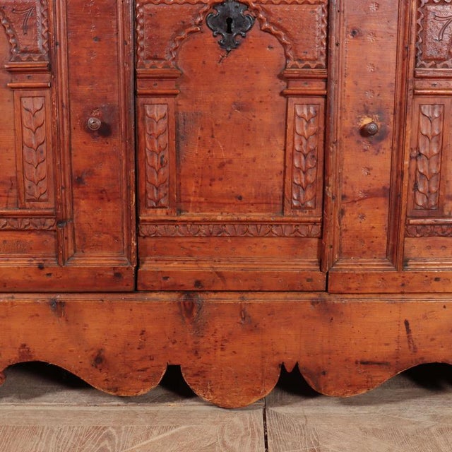 Spanish Chest in Pine, 1774 For Sale - Image 6 of 10
