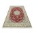 Fine Nain Rug 8′ X 11’3” Red Wool Traditional Hand-Knotted Oriental Carpet For Sale