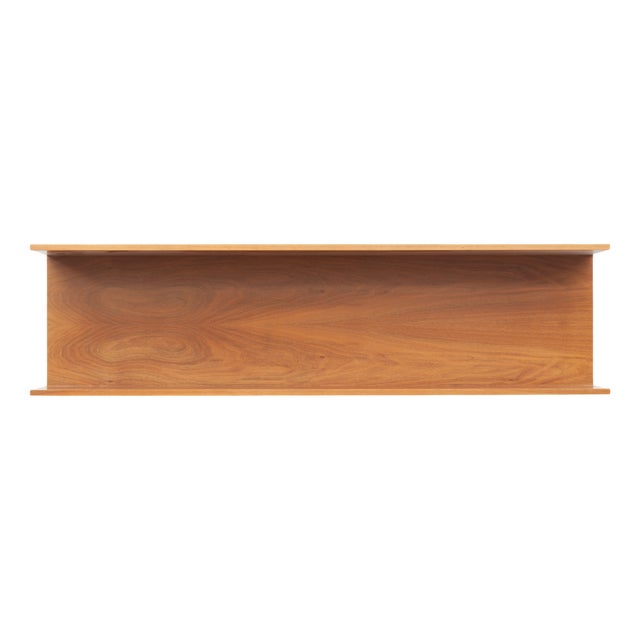 Wall Shelf in Walnut by Walter Wirz for Wilhelm Renz, 1960s For Sale