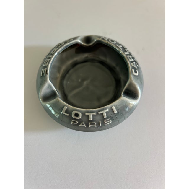Mid 20th Century Vintage Hotel Carlton Cannes France Ashtray For Sale - Image 5 of 7