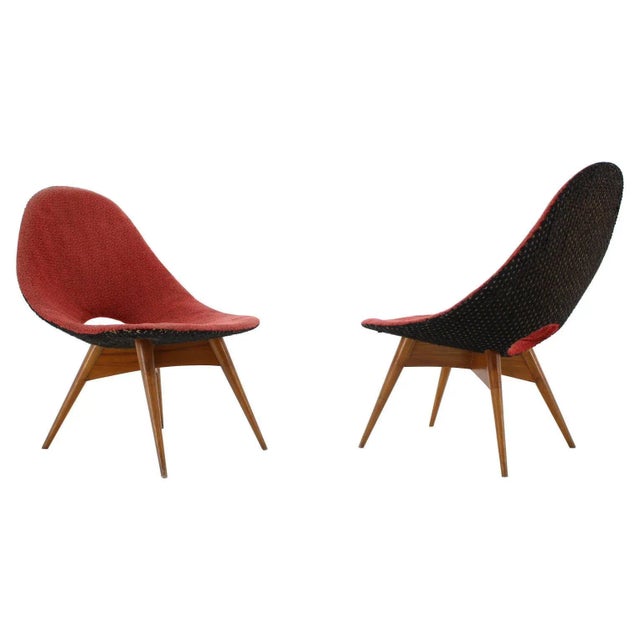 Set of Fibreglass Chairs, Czechoslovakia, 1960s For Sale - Image 8 of 8