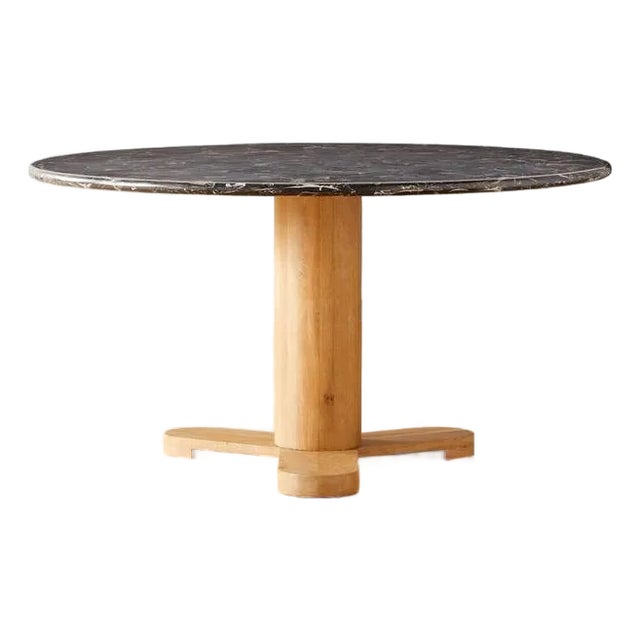Cb2 Hirsch Italian Marble Dining Table For Sale