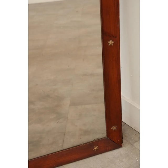 French 19th Century Empire Mahogany Mirror For Sale In Baton Rouge - Image 6 of 11